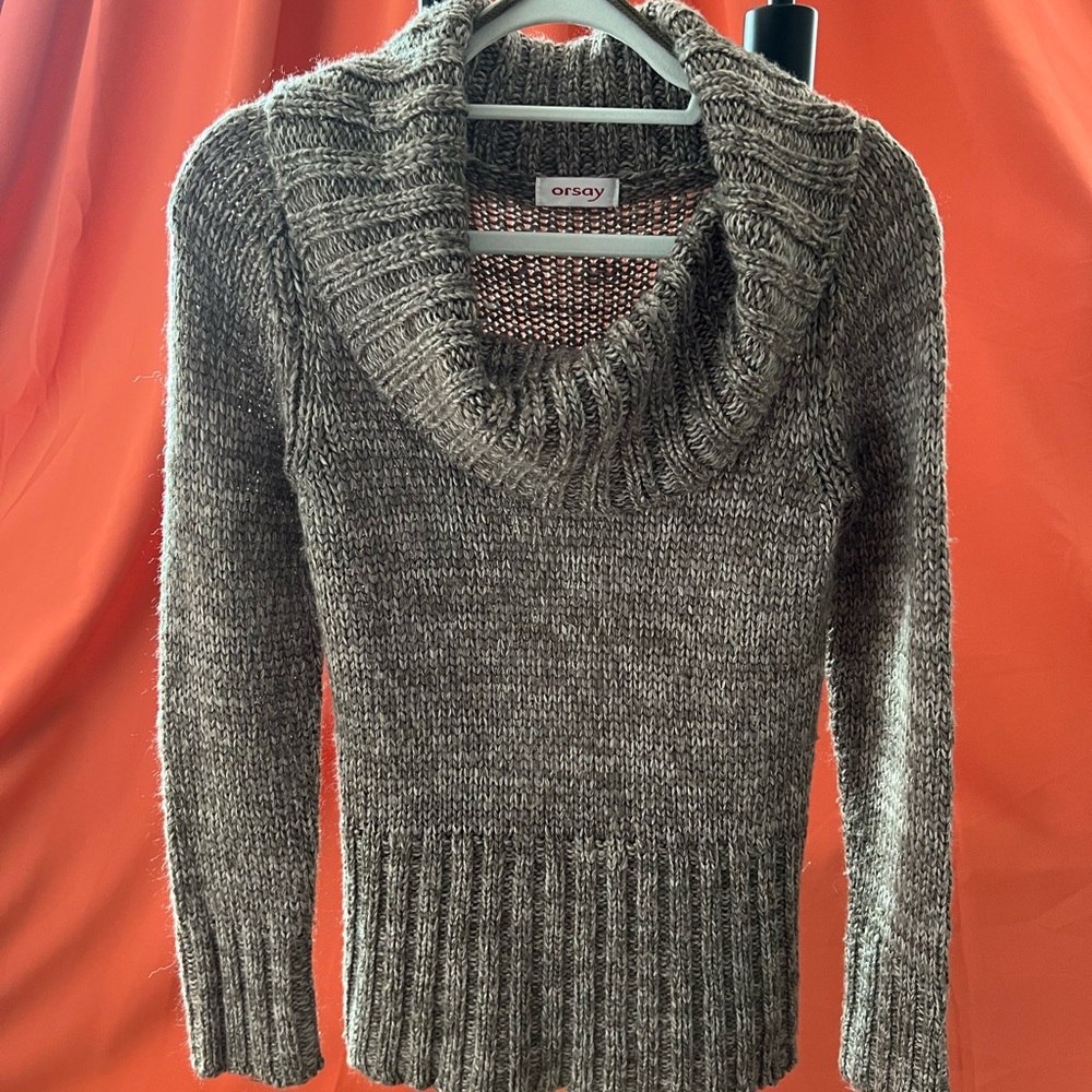 Women’s Cozy Cowl Neck Neutral Sweater